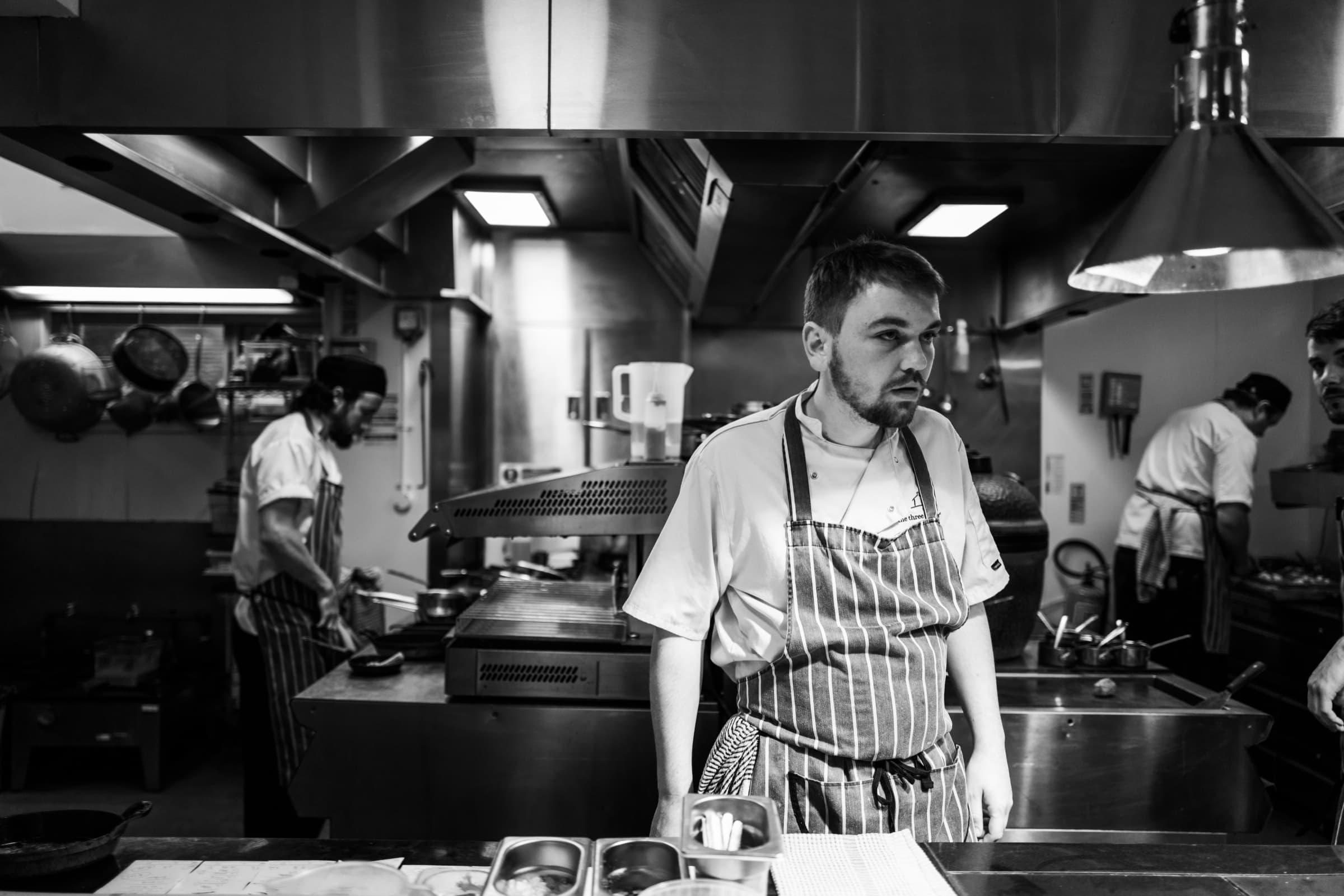 Chef at work in a kitchen